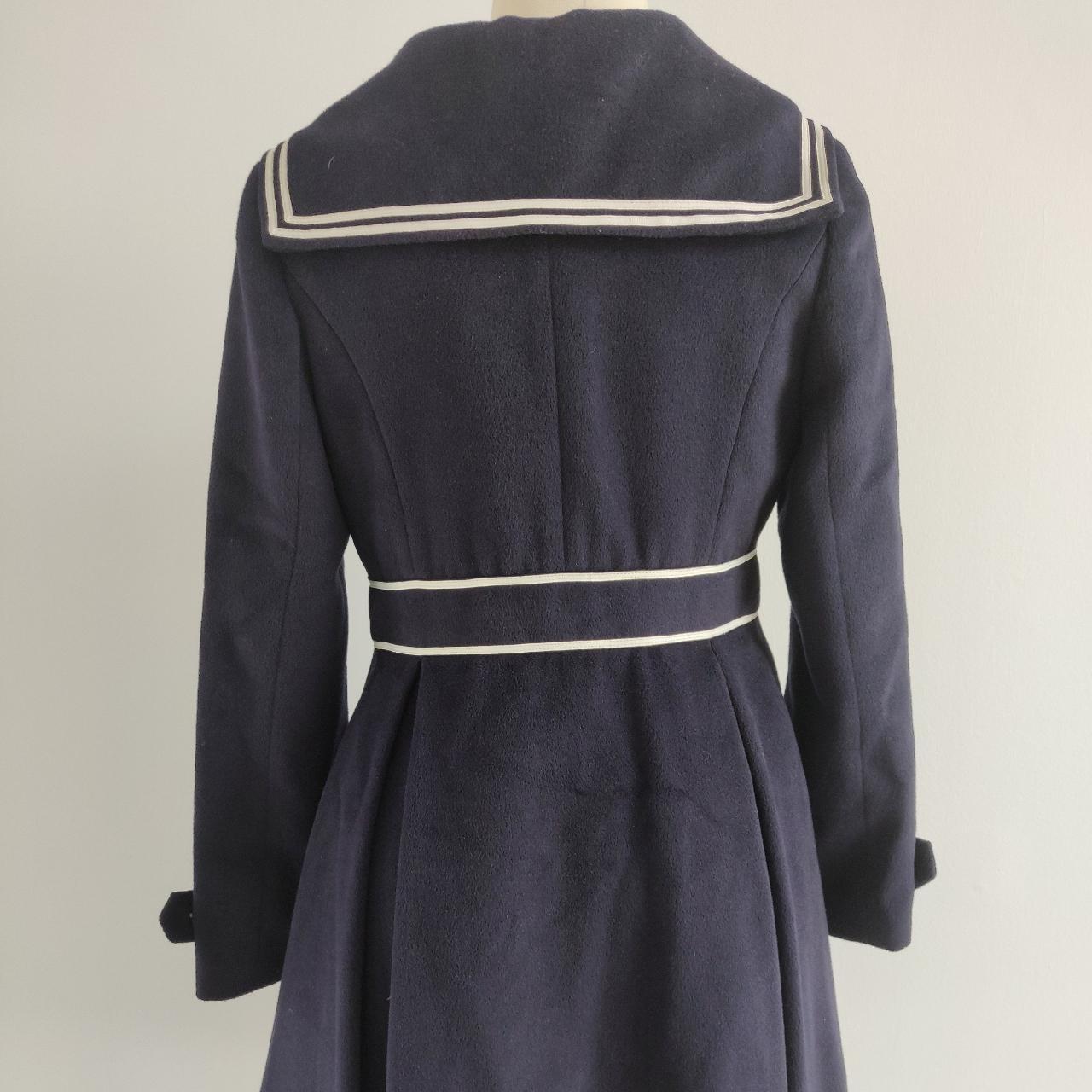 ⭐︎Liten Sailor collar coat Navyネイビー 美品
