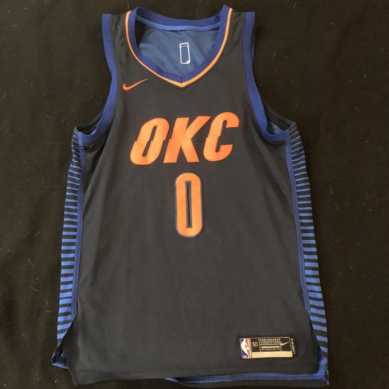 Oklahoma City Thunder Russell Westbrook Nike City Edition Swingman