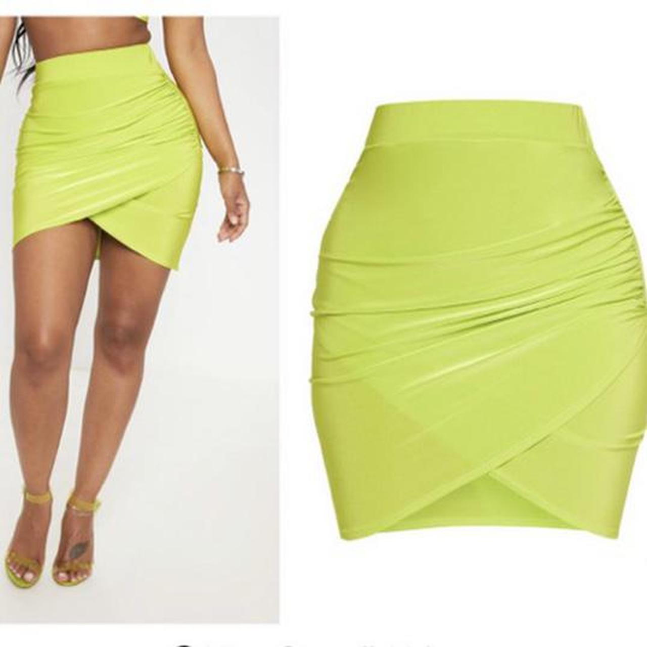 green skirt size 8