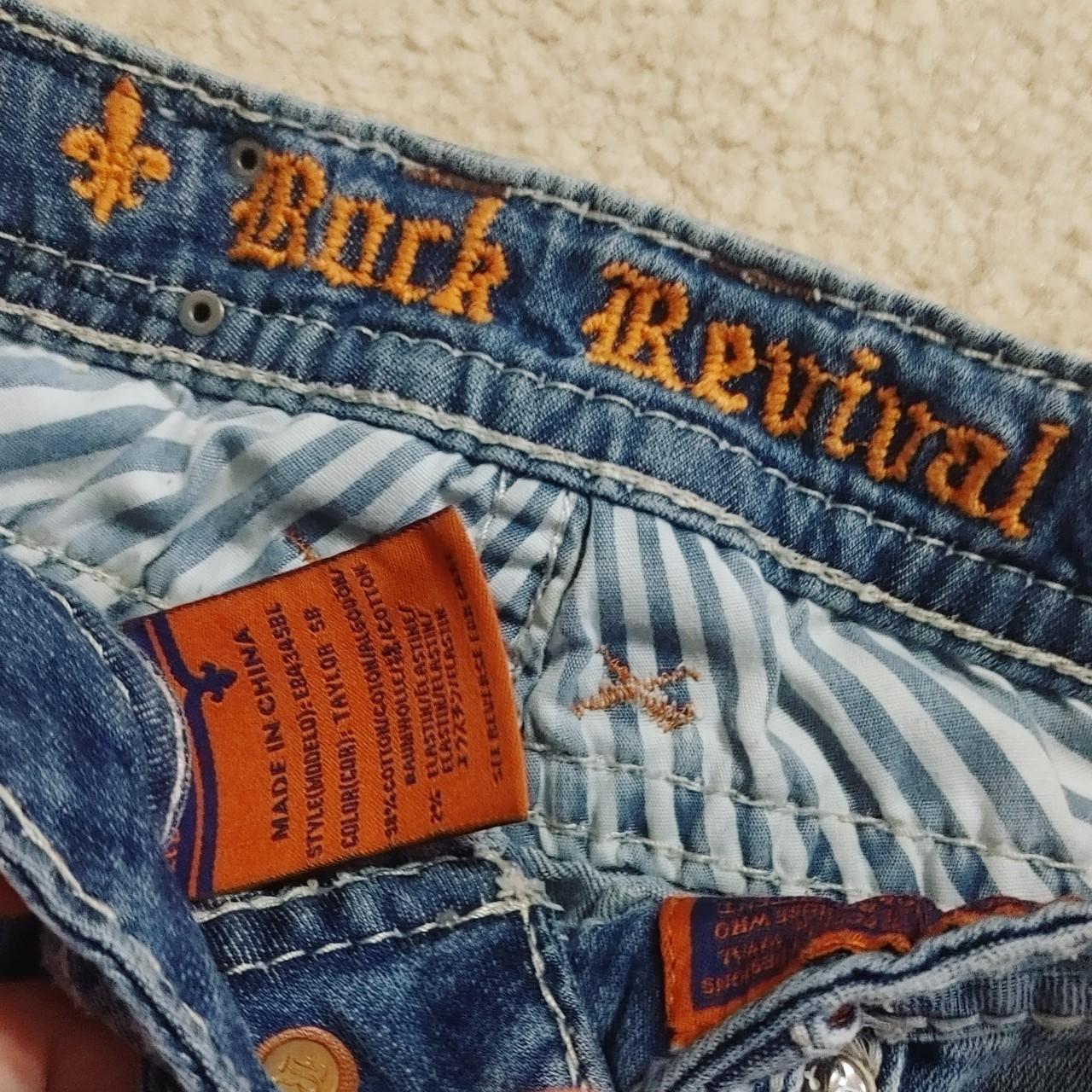 Super Low Rise Rock Revival Jeans size 27