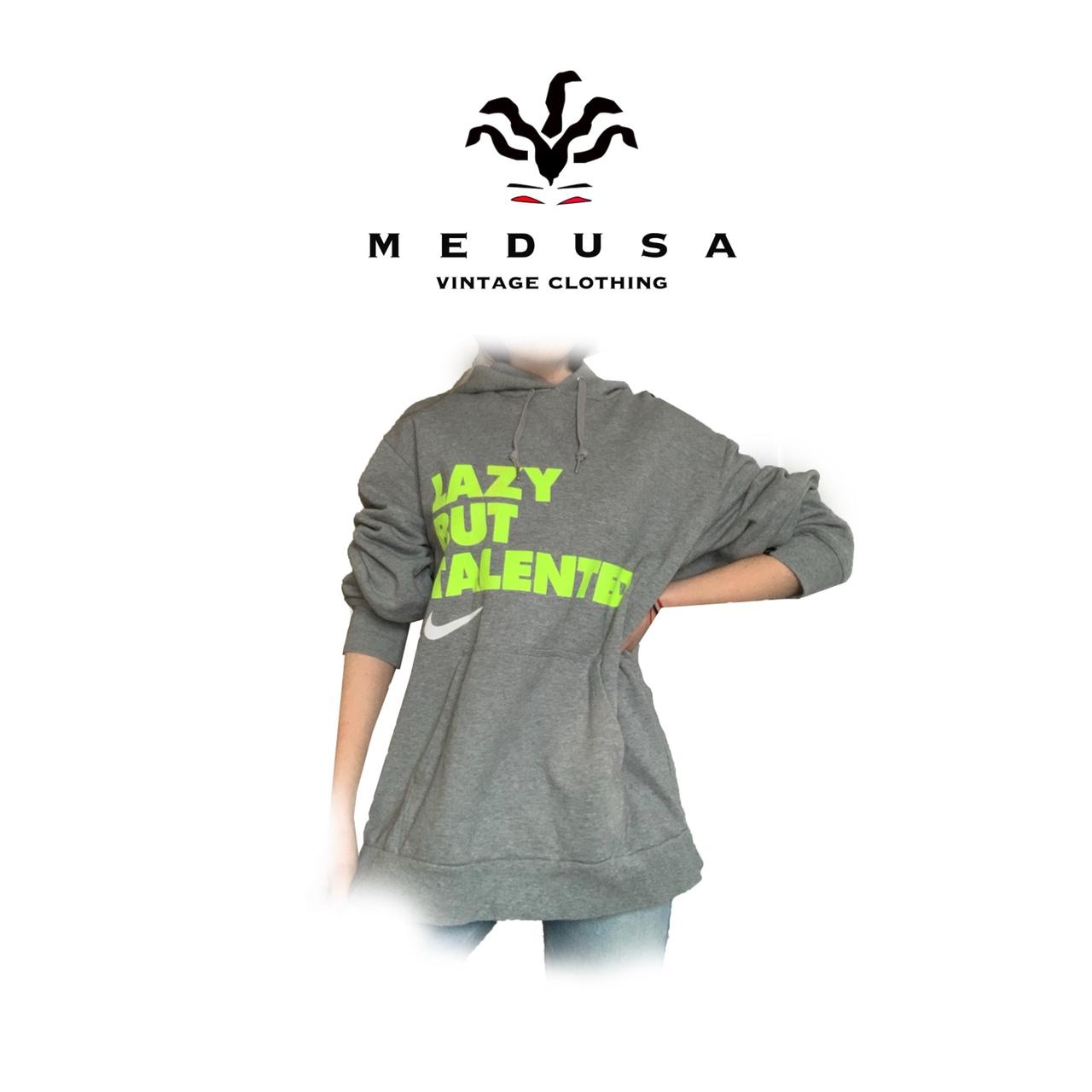 🐍”Lazy but talented” Nike Oversized Hoodie