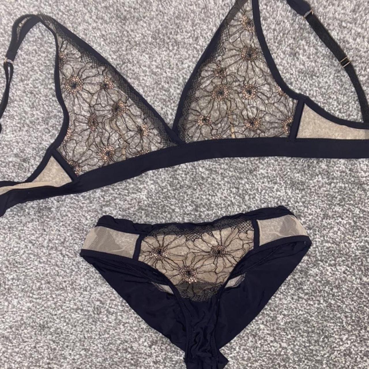 Delicate and quality Italian underwear set from... Depop