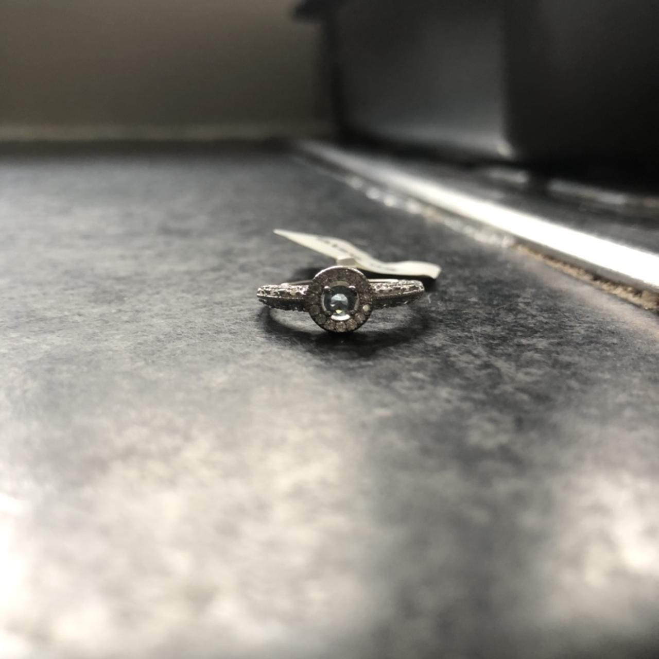 Holographic ring - size 8 - will never tarnish/ - Depop