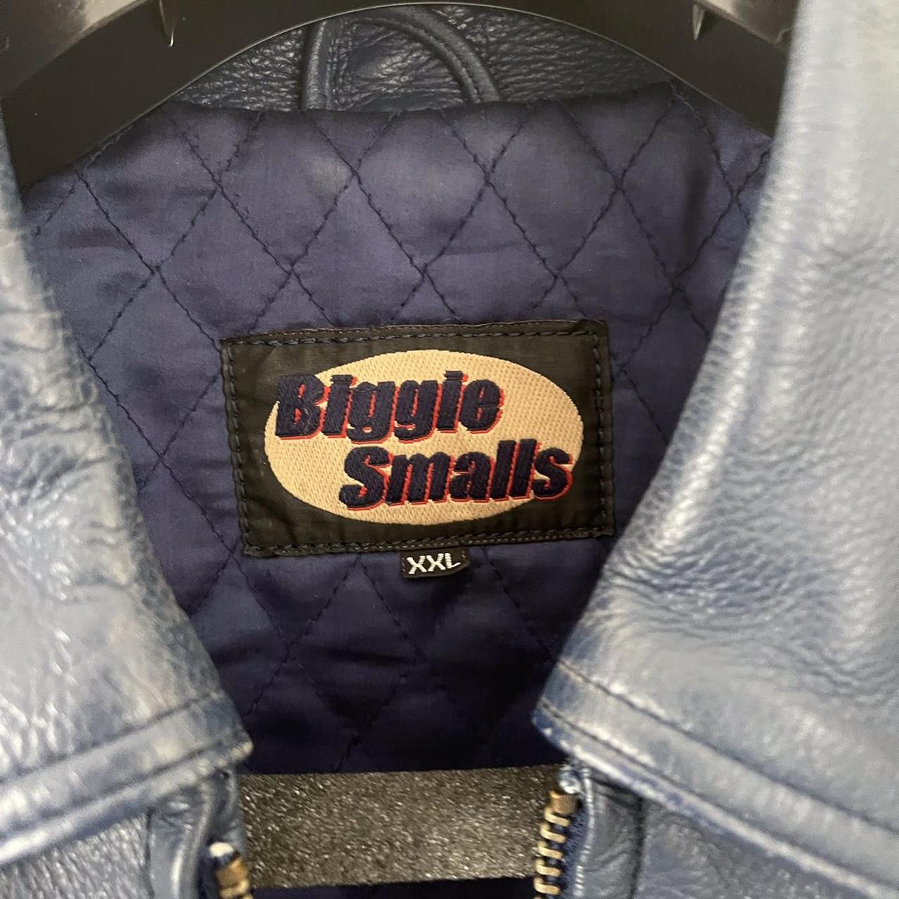 Original Biggie Smalls merchandise leather baseball... Depop