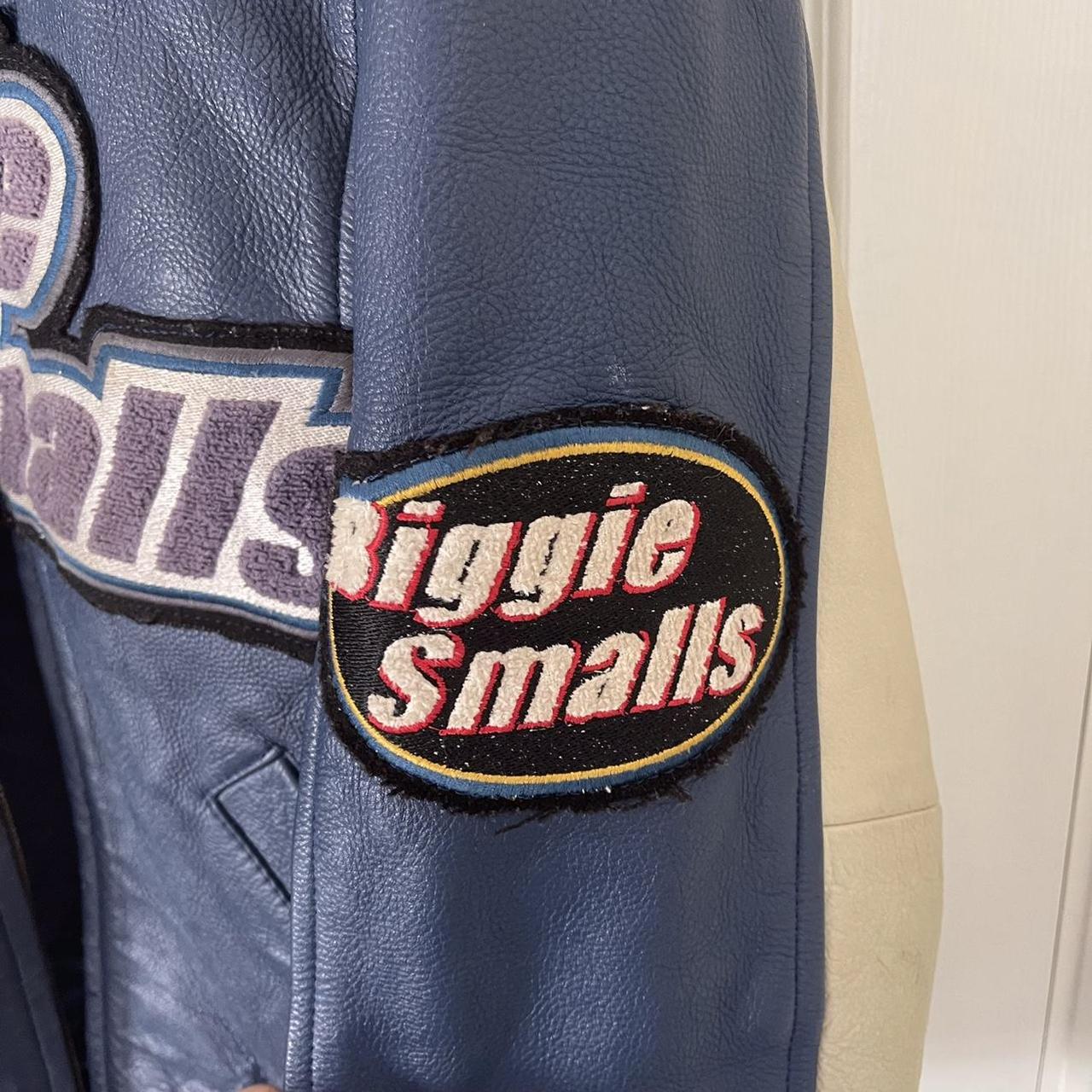 Original Biggie Smalls merchandise leather baseball... Depop