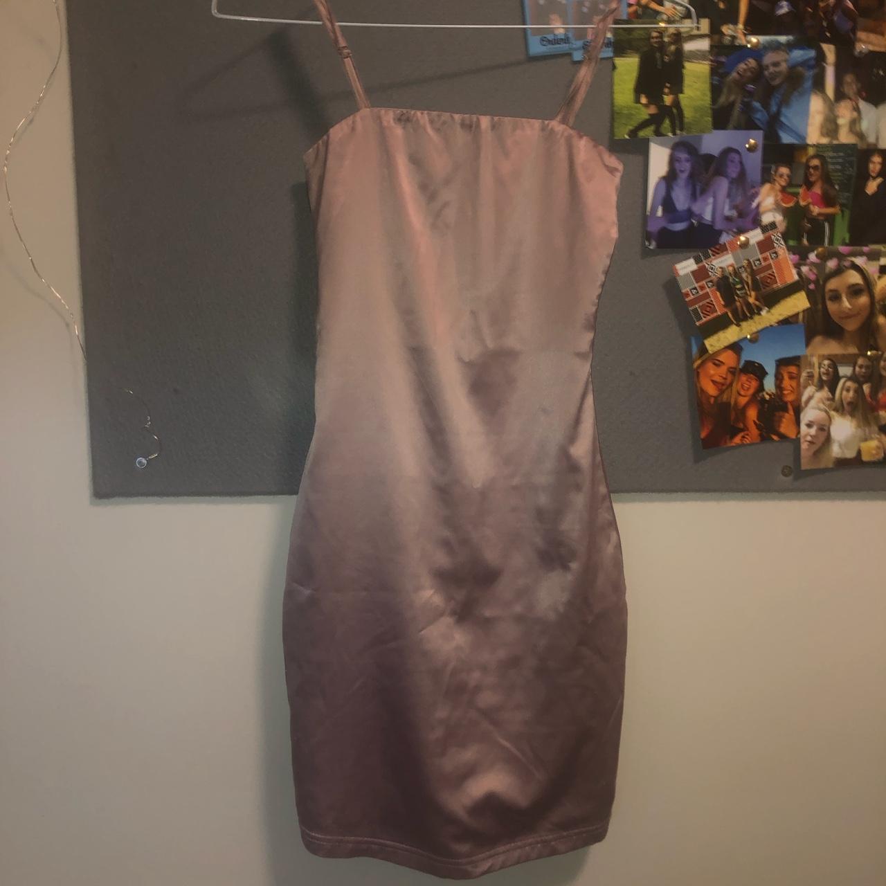 Oh polly satin bodycon dress 🕊size 🕊Tight Depop