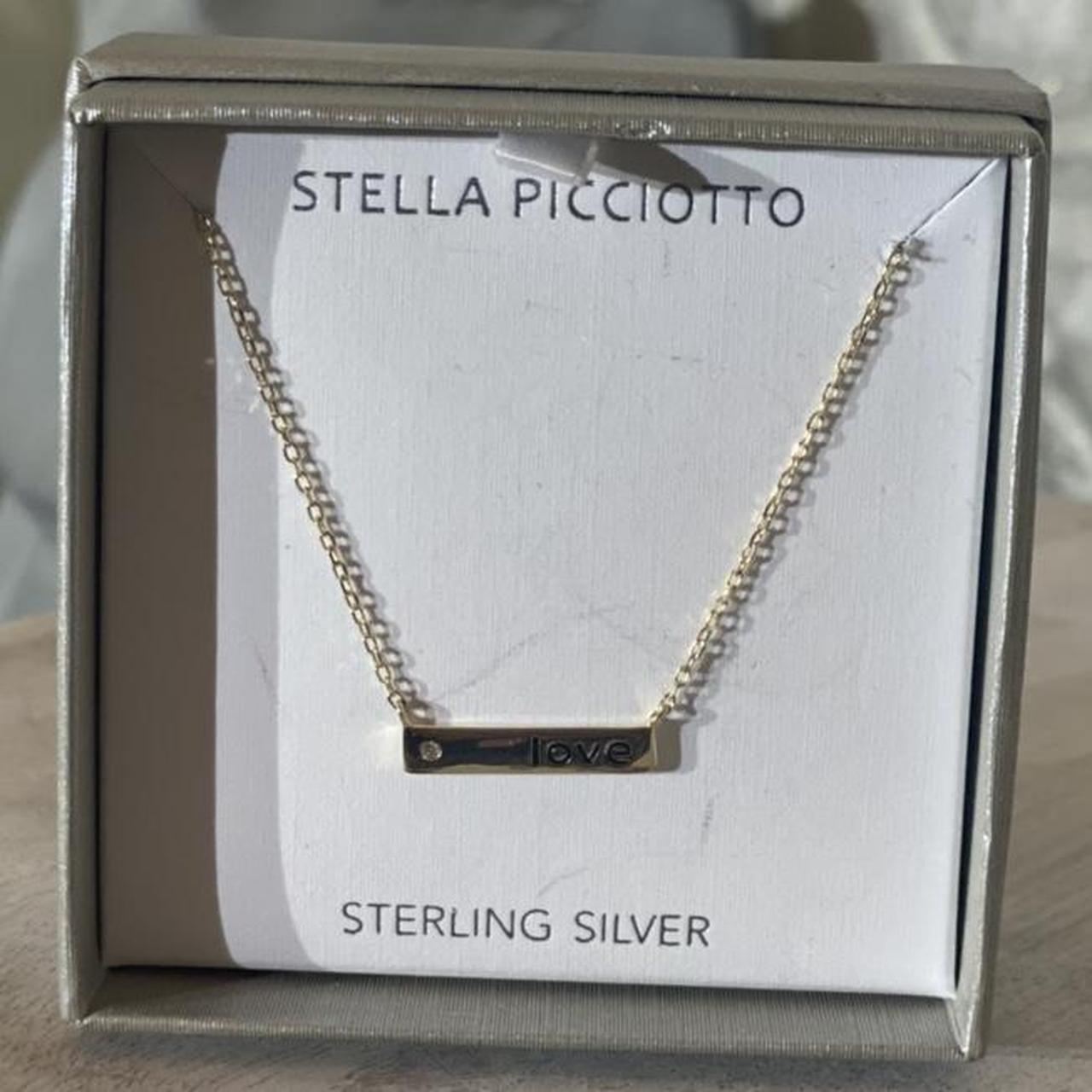 Stella and dot on sale engraved bar necklace