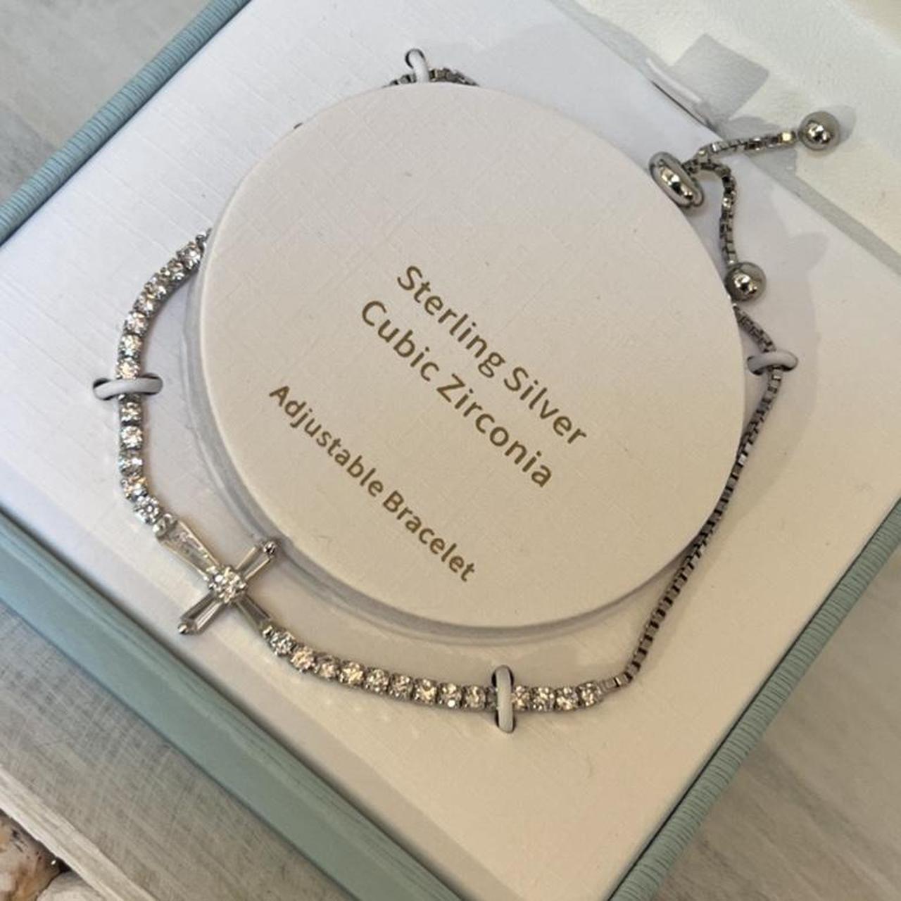 Brand New Item With Box Rachel Zoe Cross Bracelet Depop