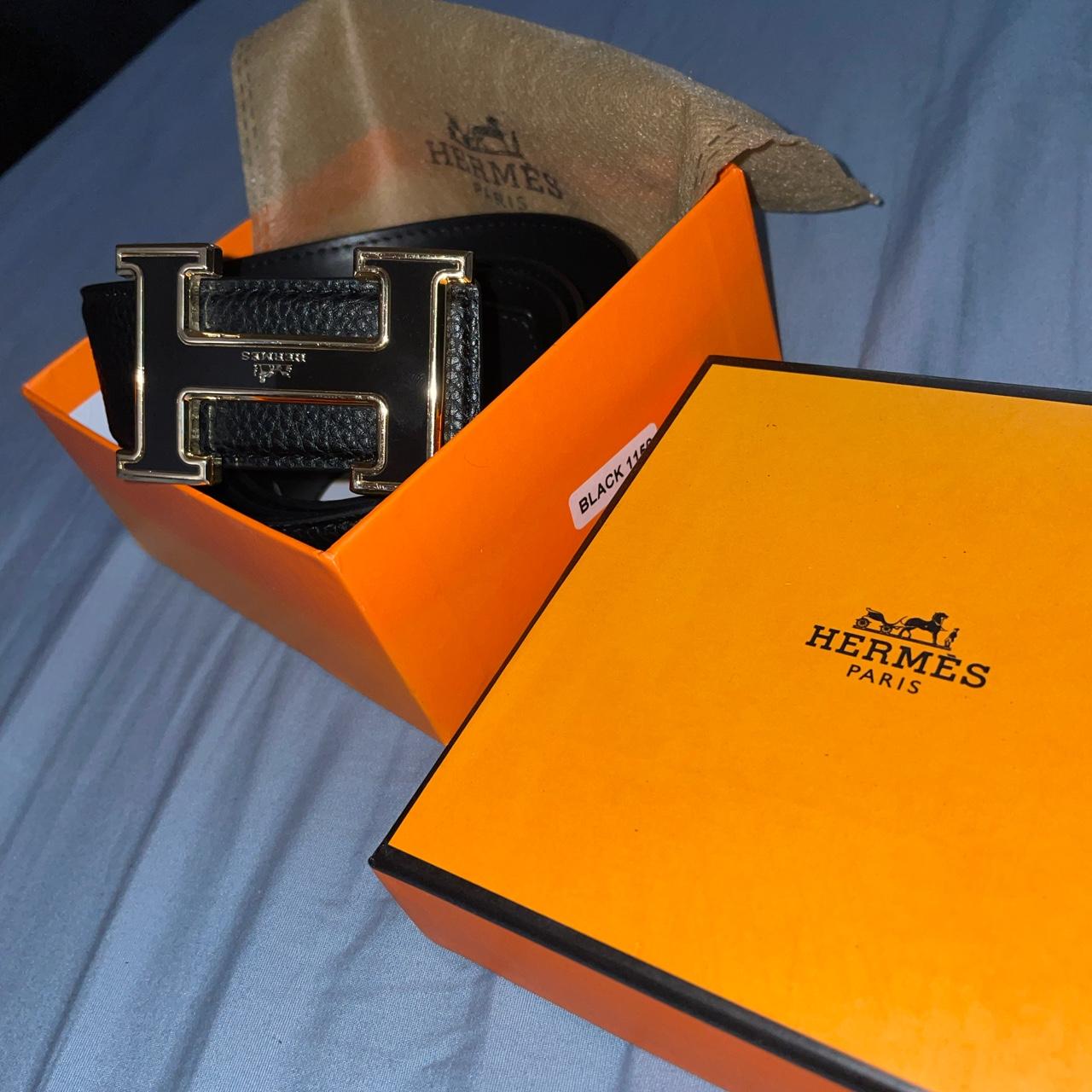 authentic hermes belt box sturdy and real hermes box - Depop