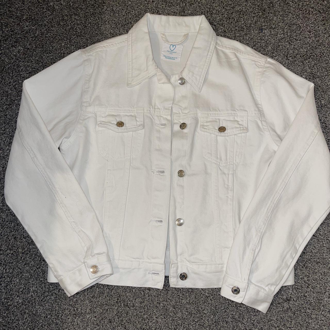 white denim jacket size 14