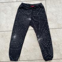 Supreme spider web joggers one size medium, one size... - Depop