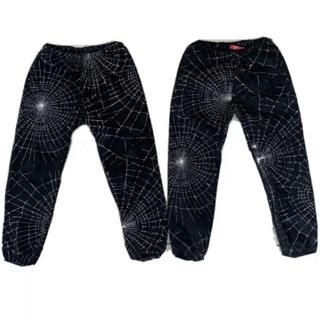 Supreme spider web joggers one size medium, one size... - Depop