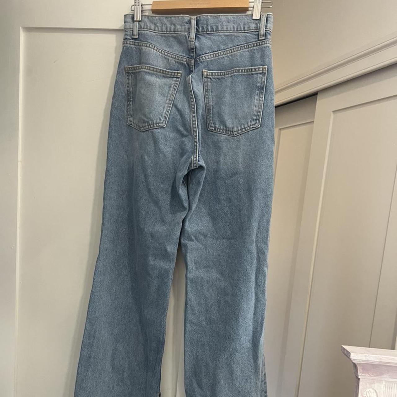 Zara 90s full length Jean size 6 Zara jeans Depop