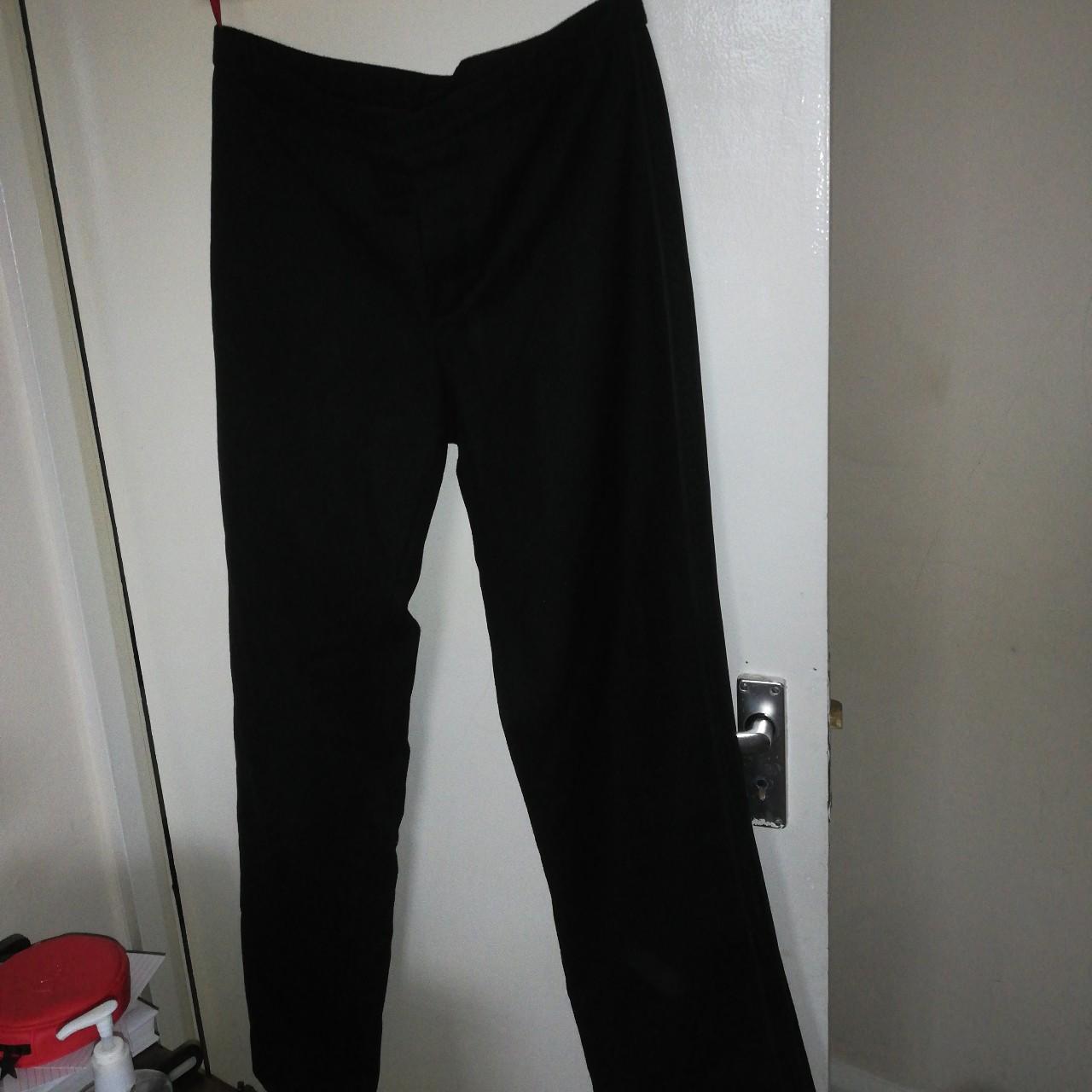 Vintage Prada black trousers, in great condition has... - Depop