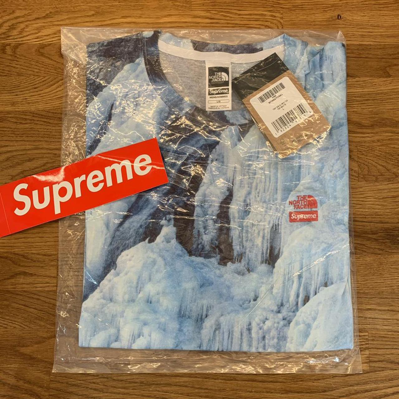 ❄️ SUPREME / THE NORTH FACE - Ice Climb T-Shirt... - Depop