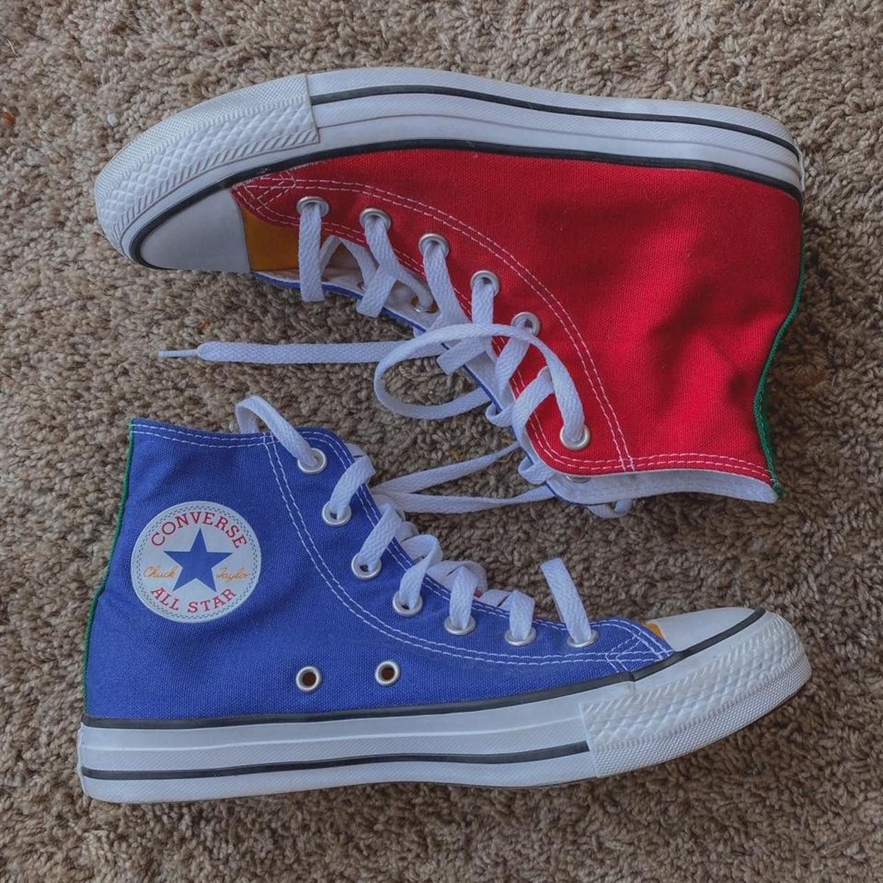 primary-color-converse-size-7-5-womens-and-5-5-depop