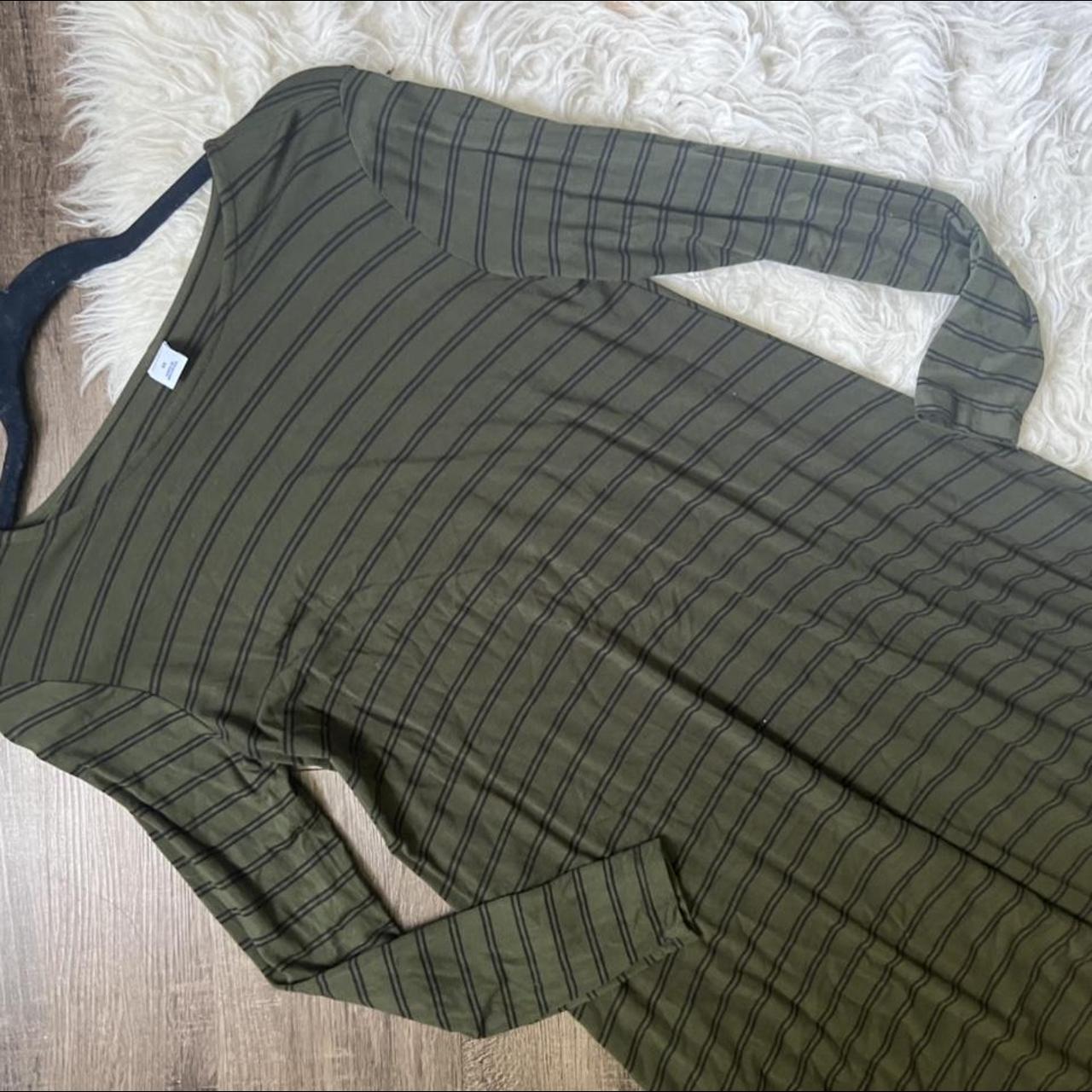 Old navy sale green striped dress