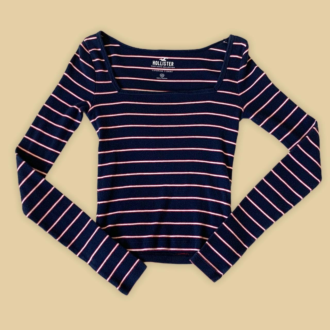 Layered hollister t shirt best sale