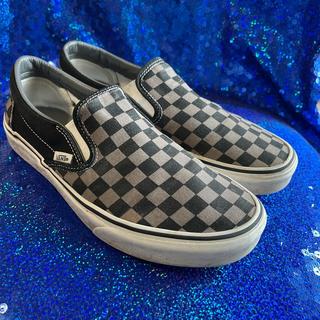 black and brown checkered vans