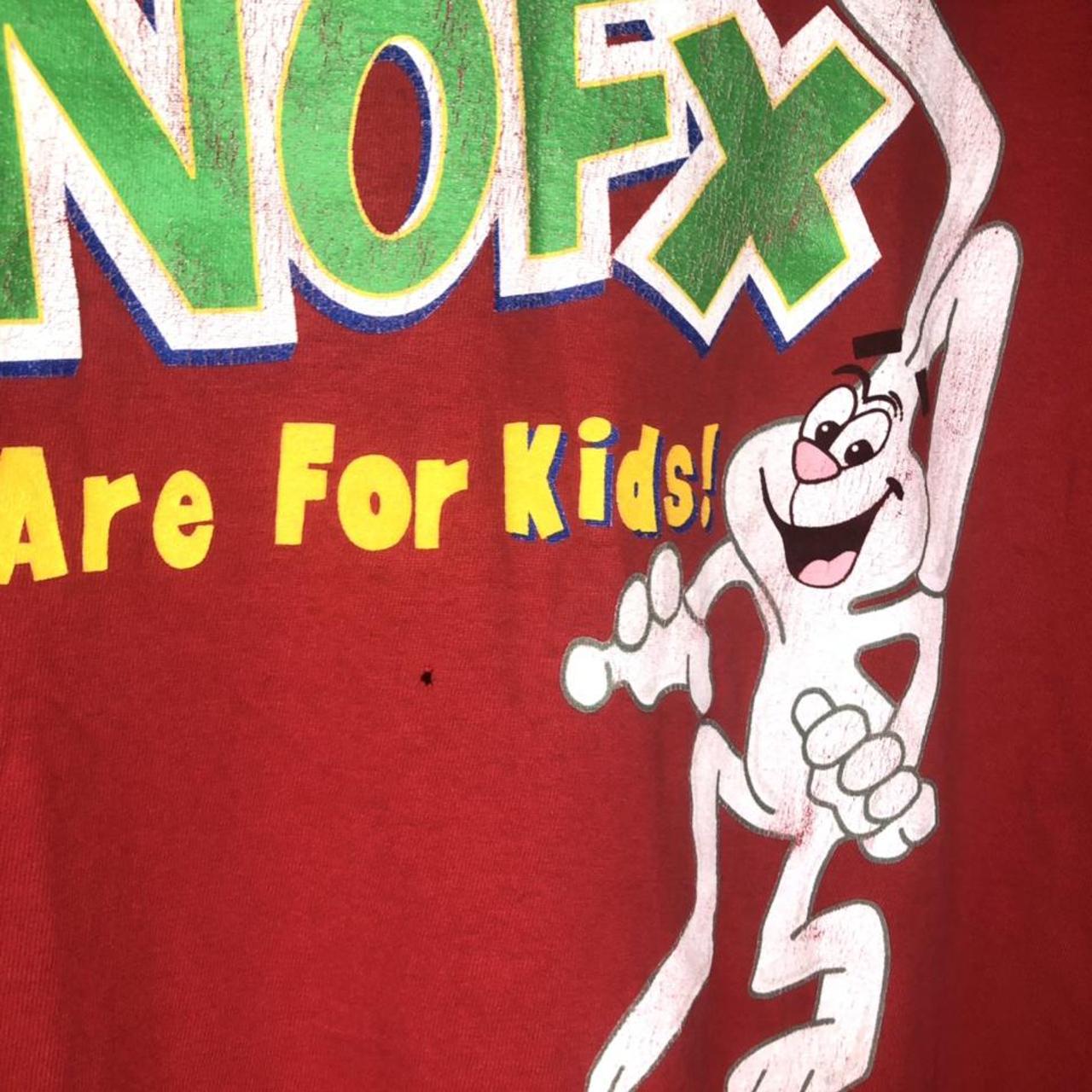 Vintage 90s NOFX Are For Kids Trix Rabbit Punk Band | Depop