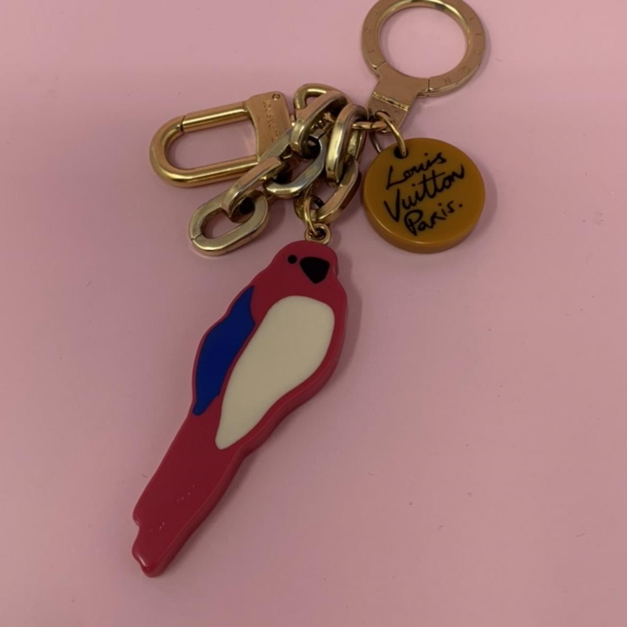 ✈️FREE SHIPPING✈️ Hand stitched Louis Vuitton key ring - Depop