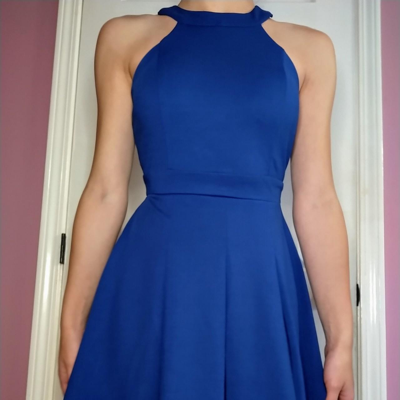 royal blue windsor dress