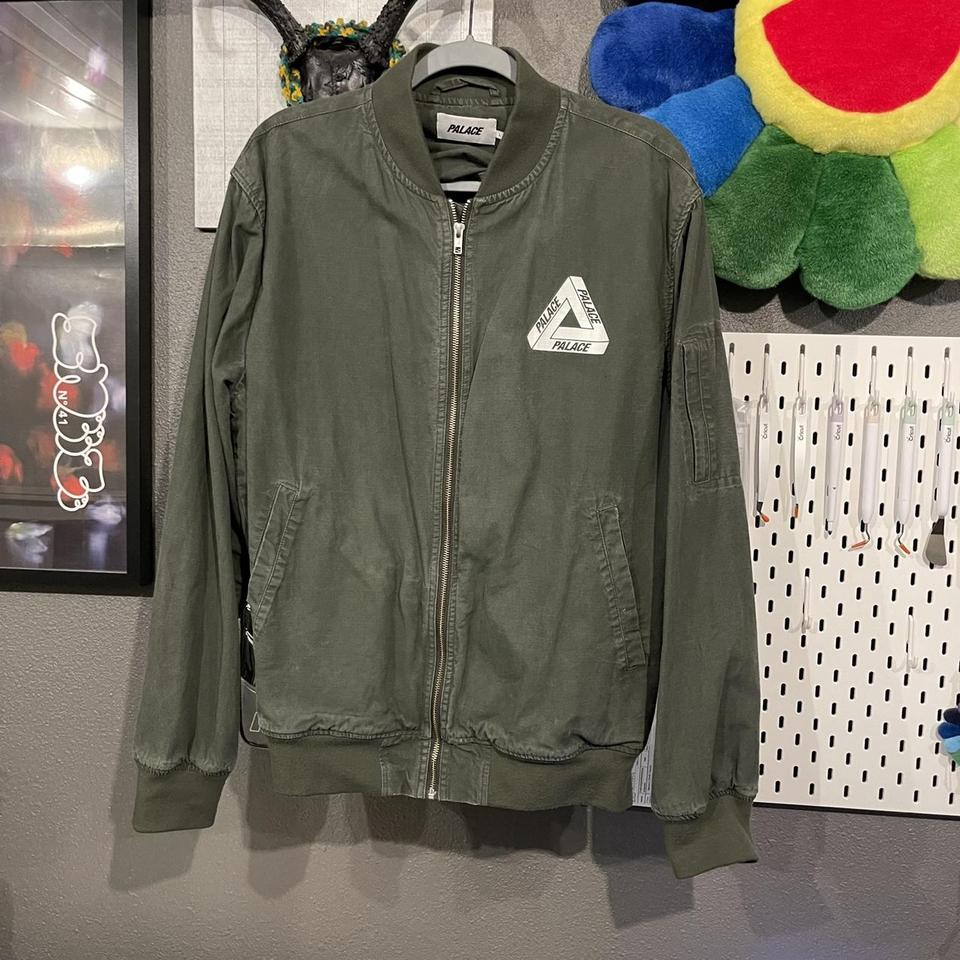 Palace Cripstop Ripstop Bomber Jacket Logo... - Depop