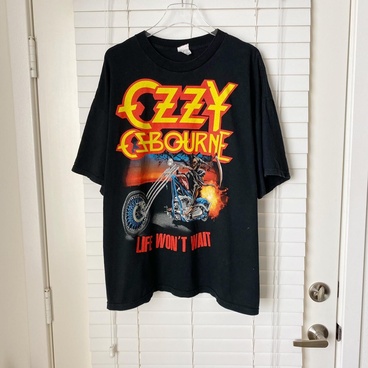 OZZY OSBOURNE ヴィンテージTシャツ Ozzy Ozbourne 1992 Vintage All Over Print Tattoo Band T