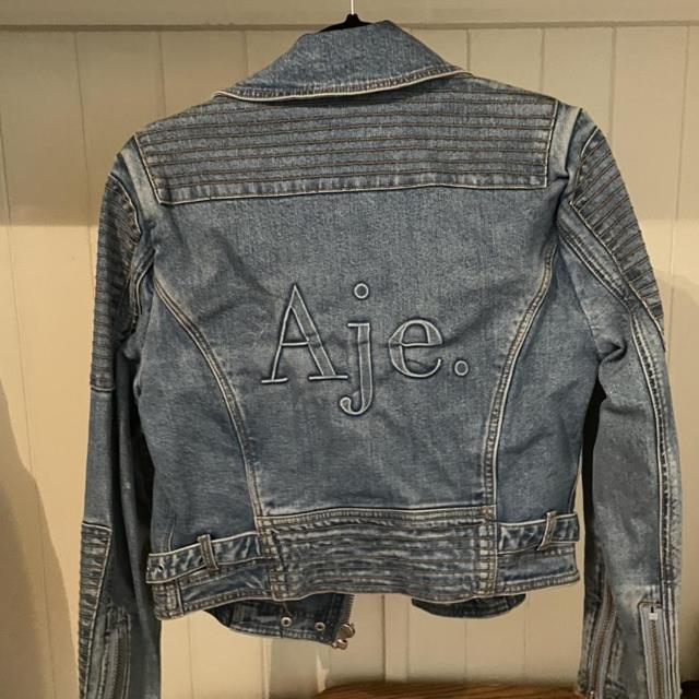 aje claudel denim jacket