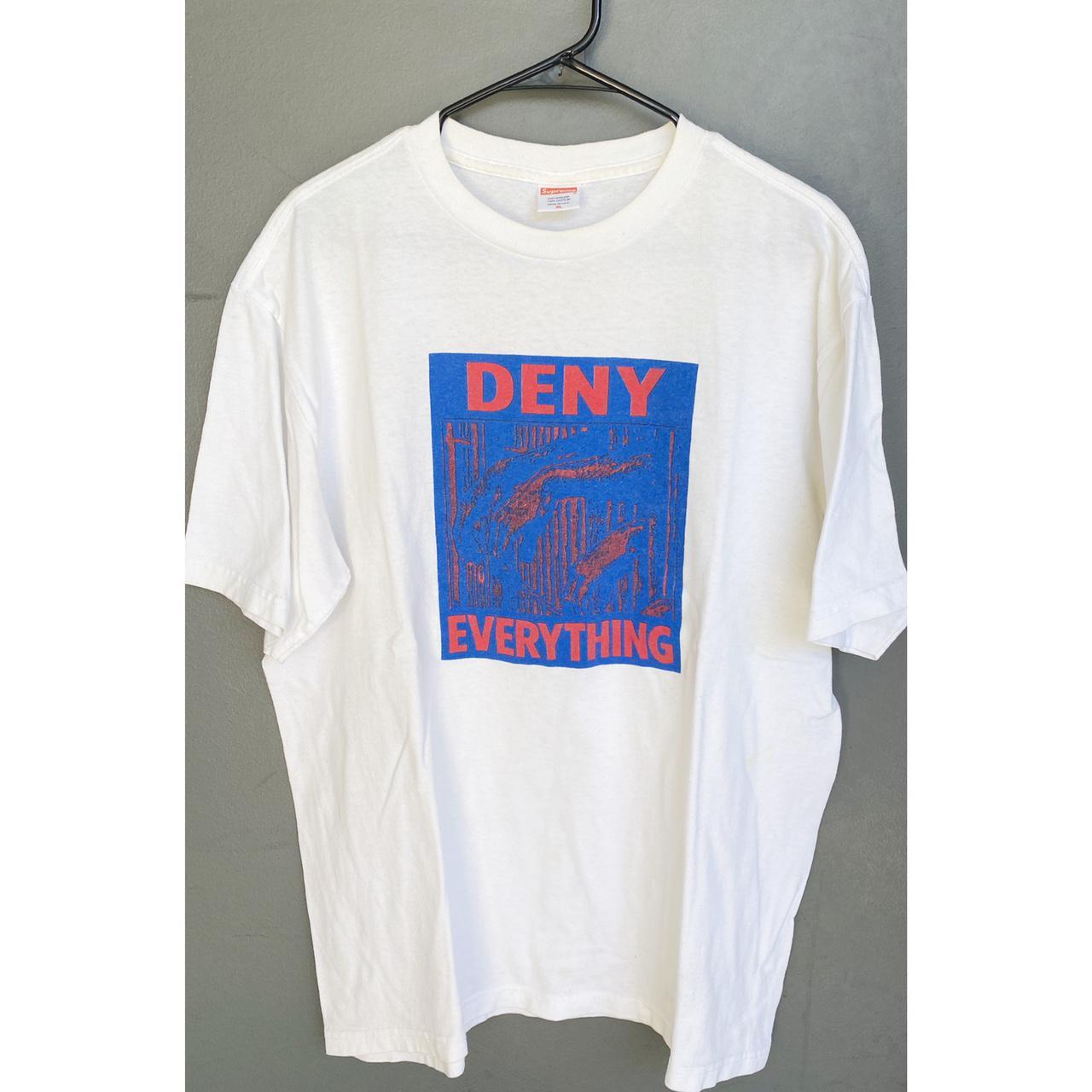 SUPREME 2007 Deny Everything tee in size XL. Rare....