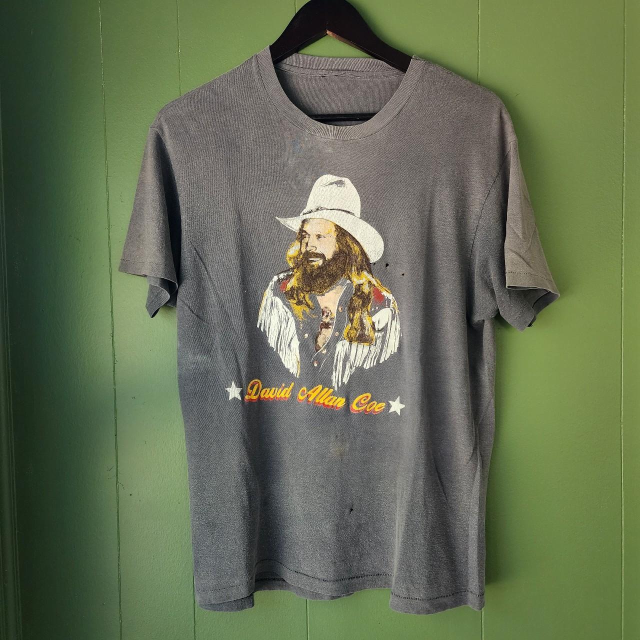 Vintage 70s David Allan Coe T Shirt Make... - Depop