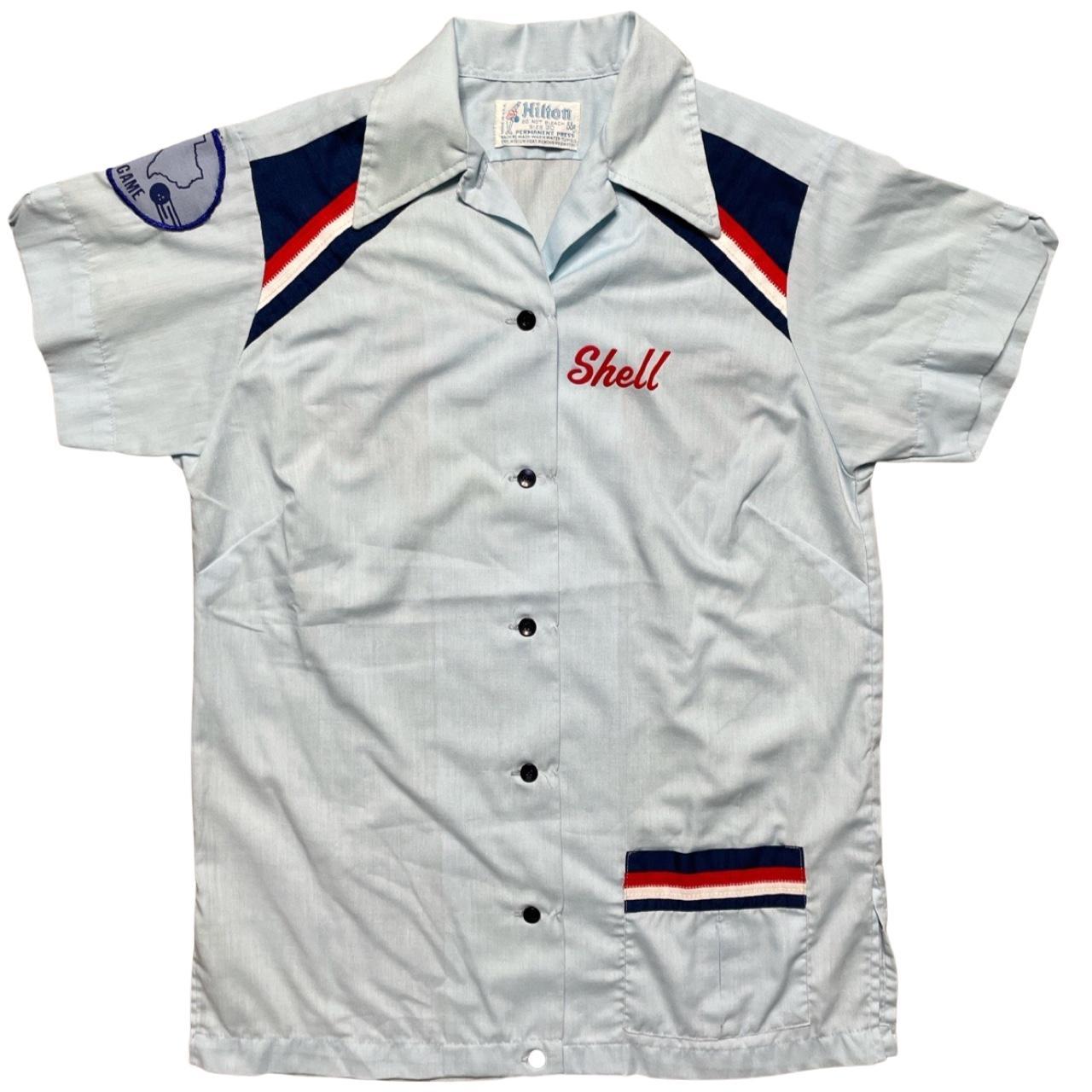 Vintage 70s Hilton Bowling Shirt. Tagged Size 30.... - Depop