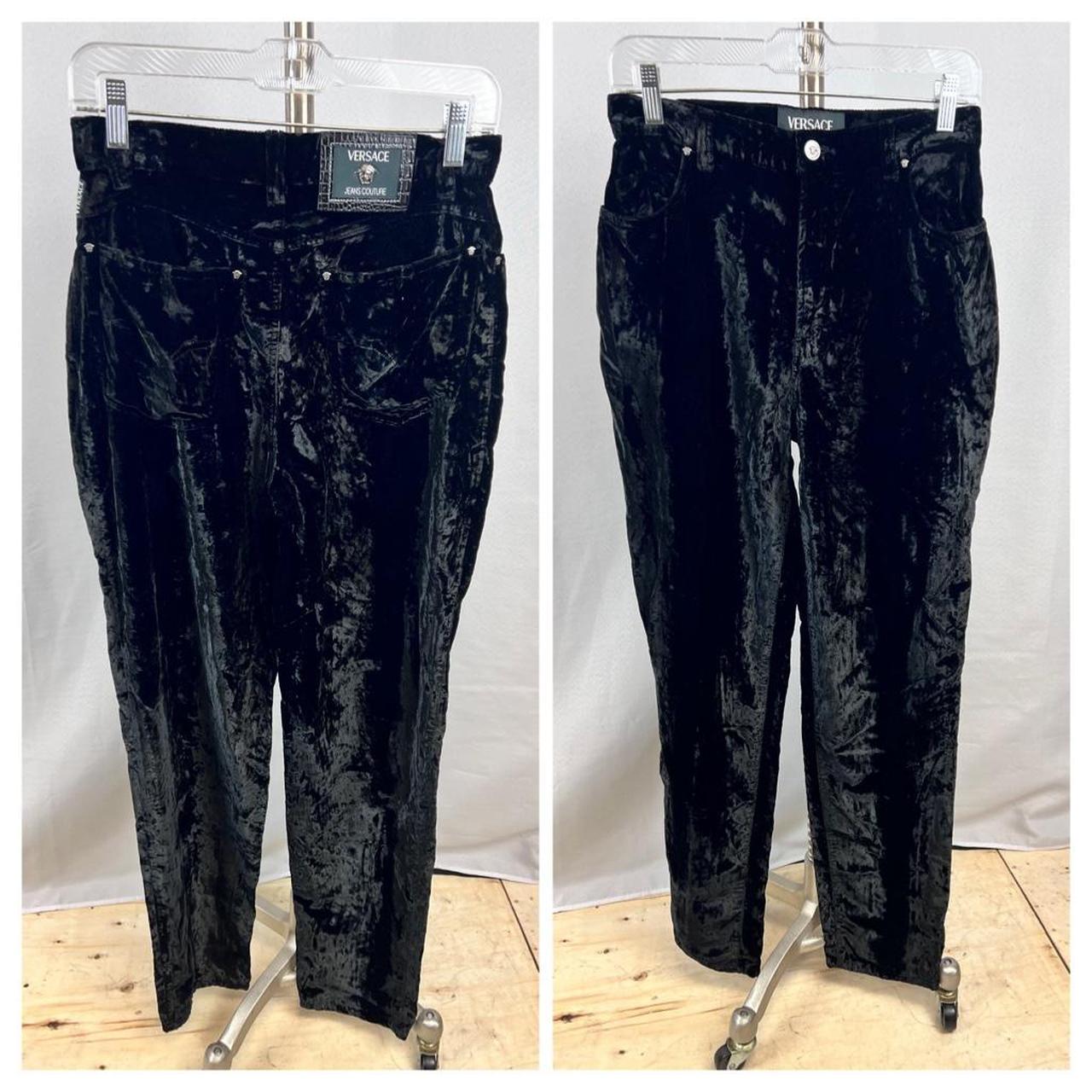Versace Jeans Couture pants in velvet