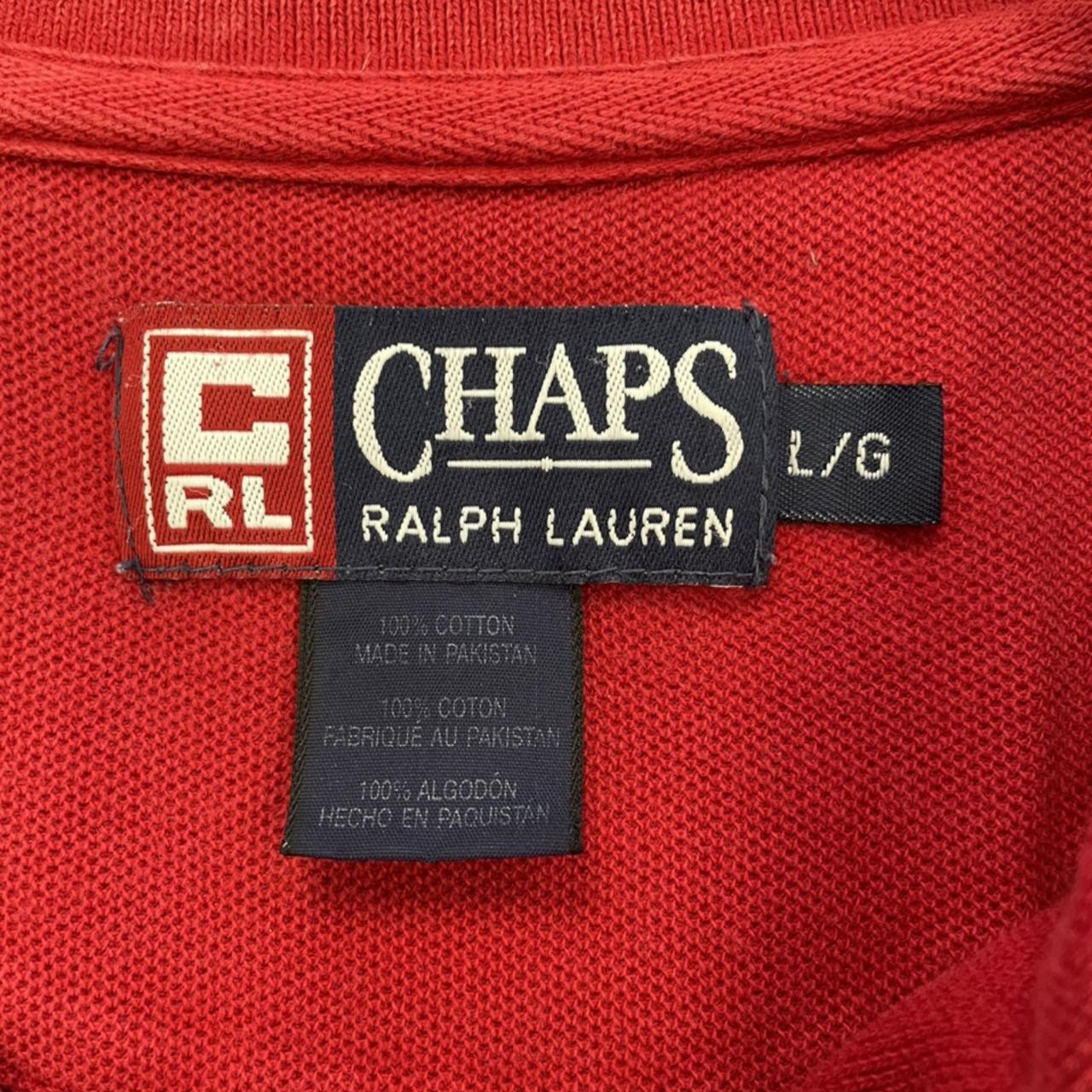 vintage 90s chaps by ralph polo. tag says large.... - Depop