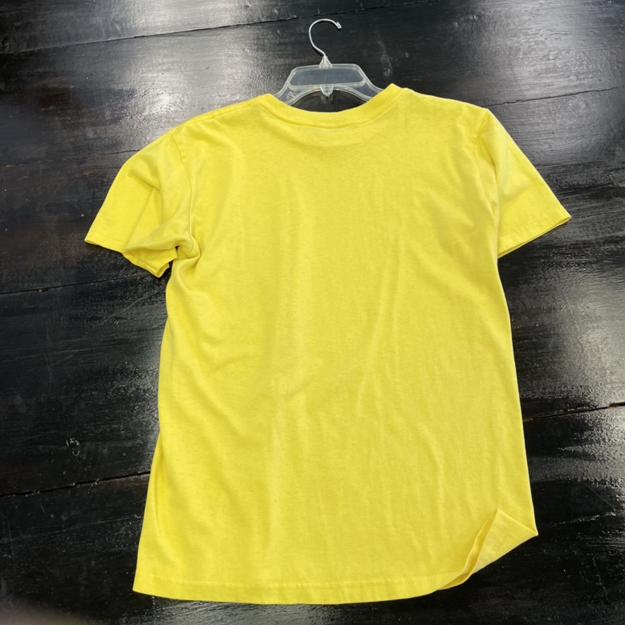 retro yellow tee. fusion brand. tag says... - Depop