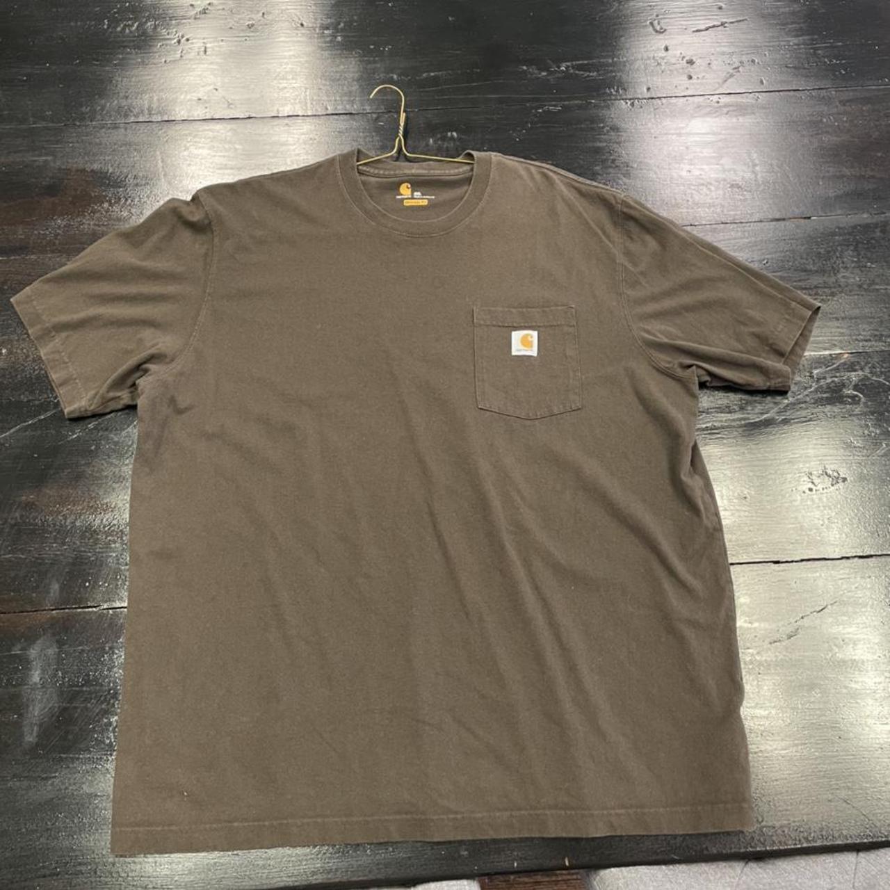 retro Carhartt Tee shirt AWESOME DETAIL No flaws.... - Depop