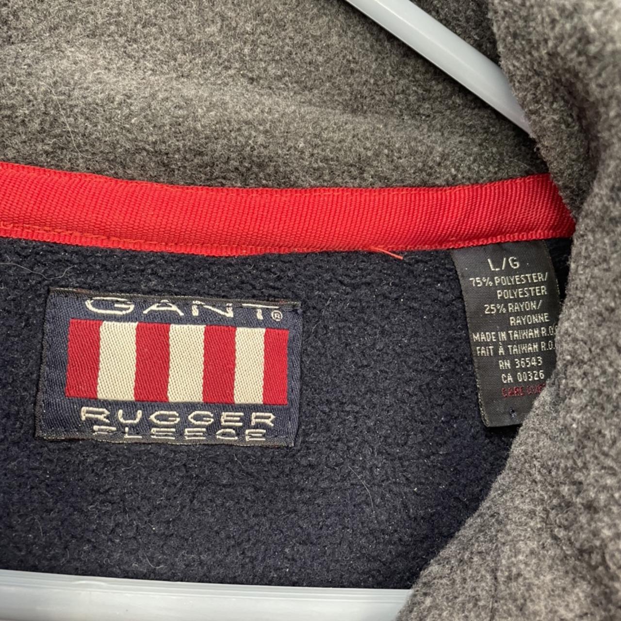 Vintage 90s Gant USA Brand fleece zip up. Awesome... Depop