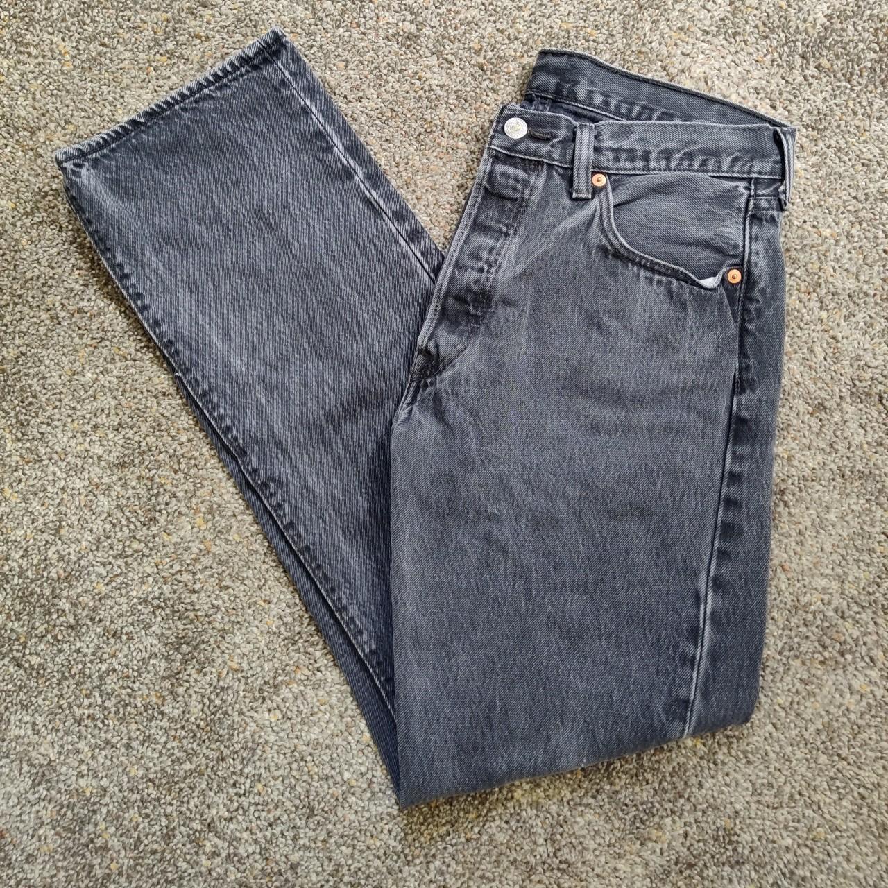 Levi's 501s. Washed black, button fly. Size 34 x 34.... - Depop