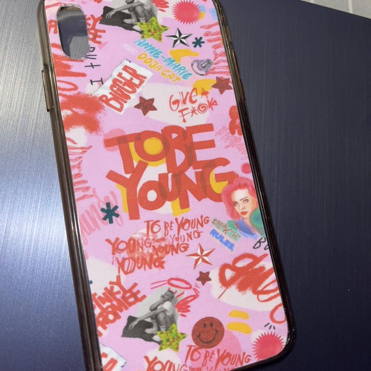 Pink Anne Marie To Be Young Phone Case Handmade Depop