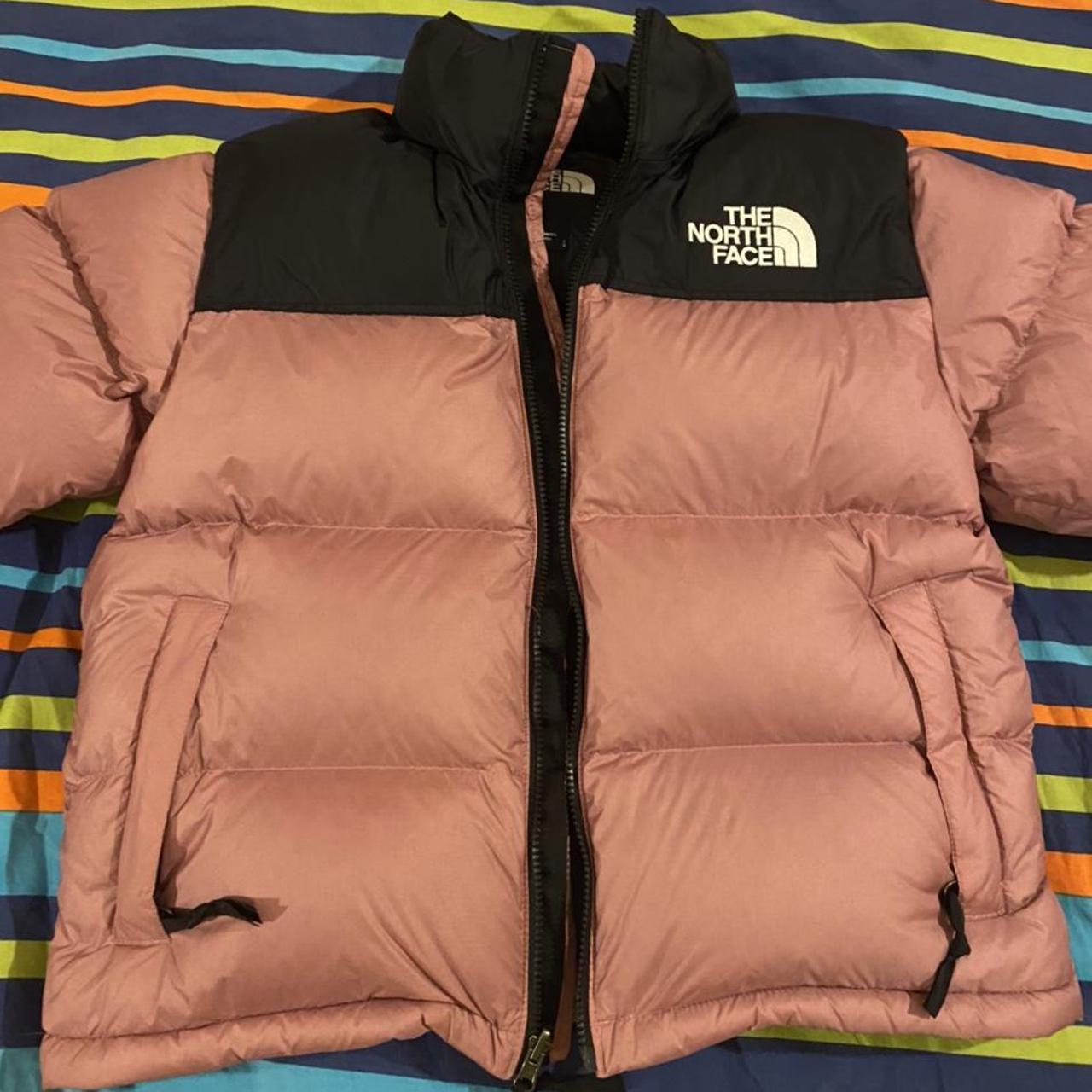 north face nuptse mesa rose