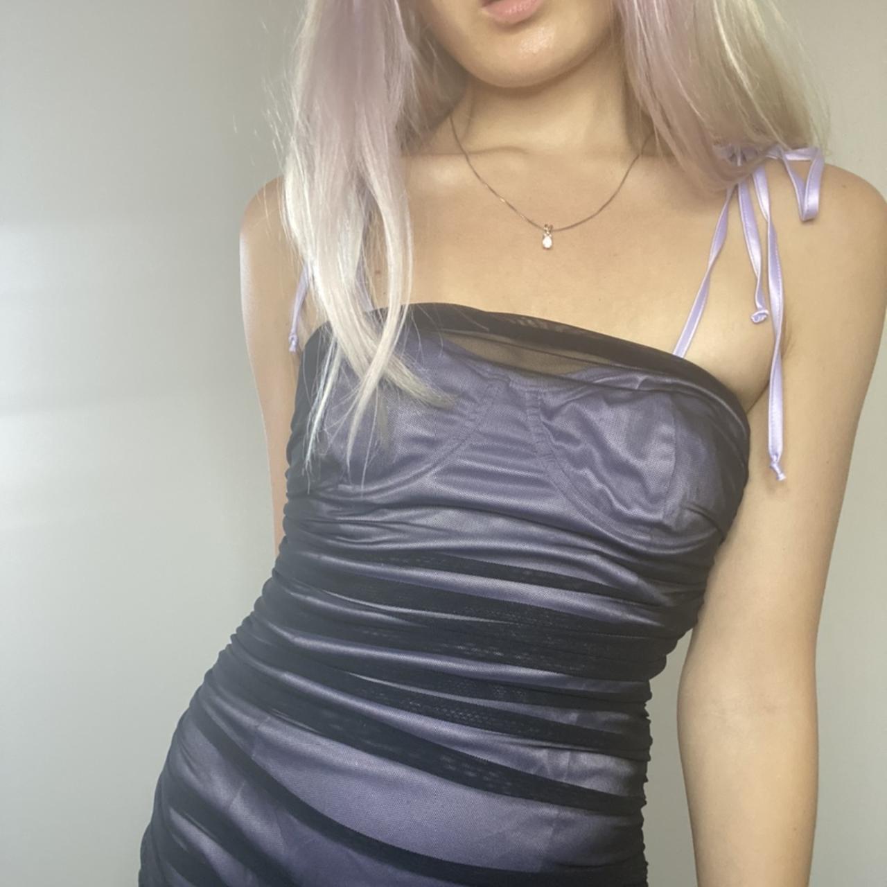 dolls kill mesh cami bodycon dress 🖤 Horoscopez... Depop