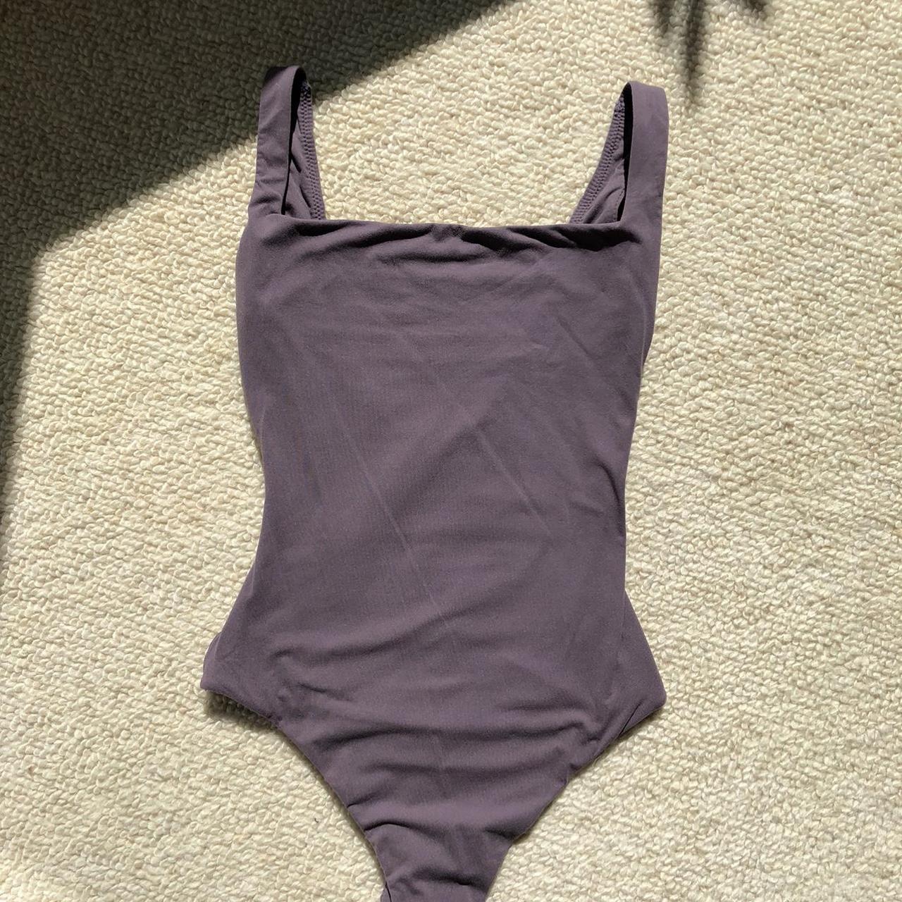 Skims Women S Purple Bodysuit Depop