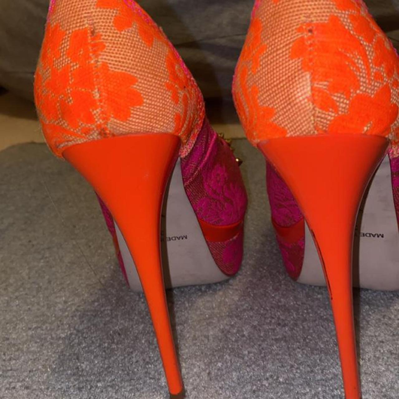 Kurt geiger outlet orange heels