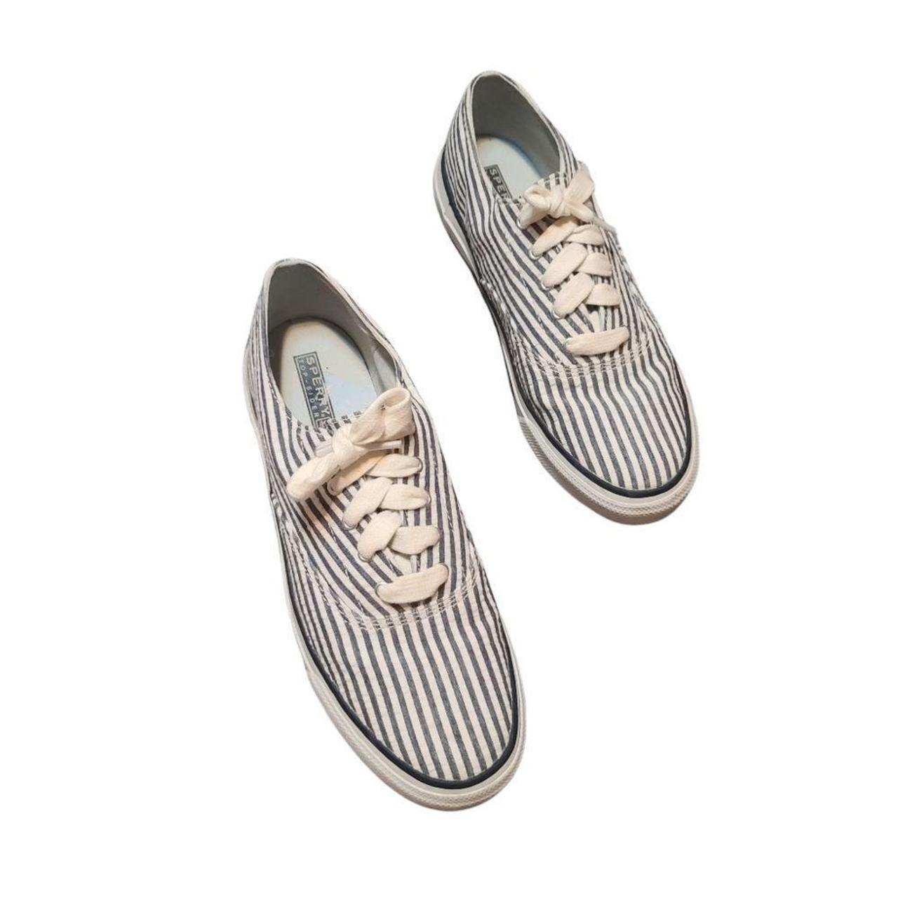 Sperry Women's Blue and White Trainers (2)