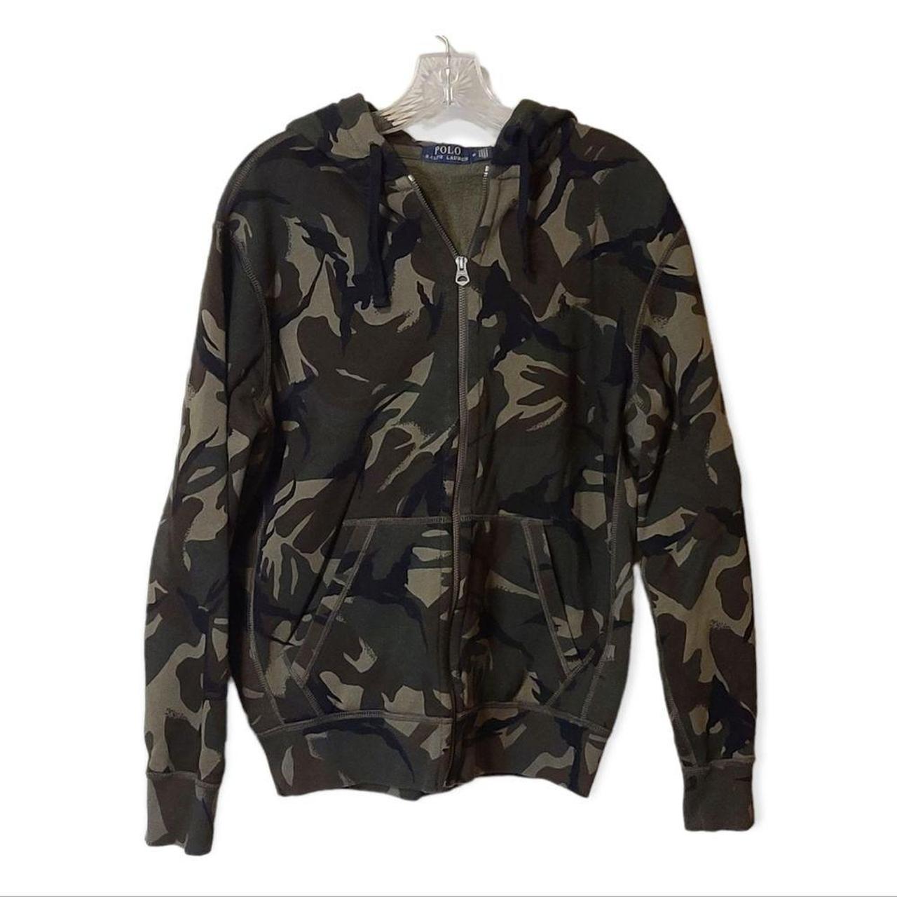 Polo Ralph Lauren Woodland Camo Sweatshirt Front... - Depop