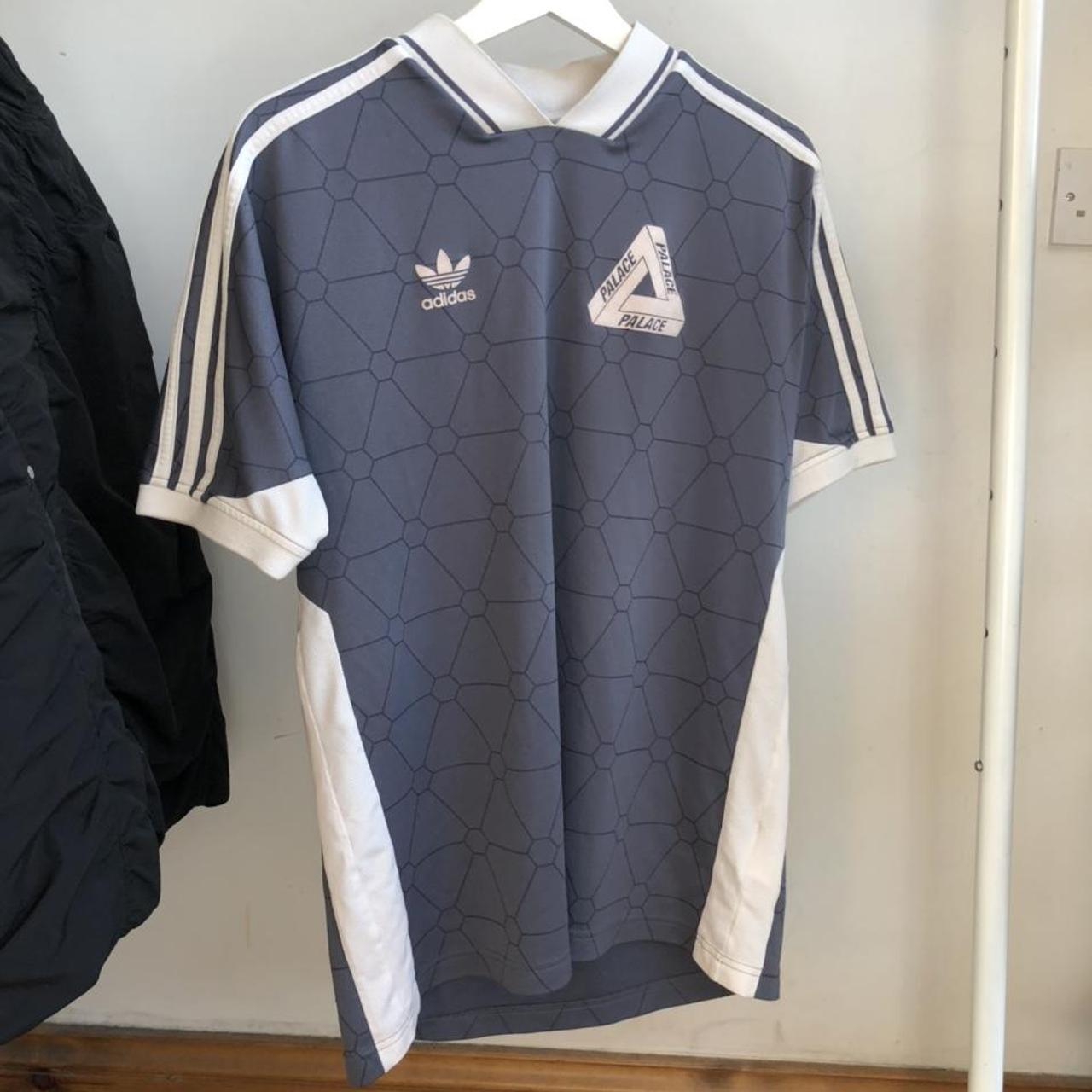 Palace football shirt, used but good condition no... - Depop