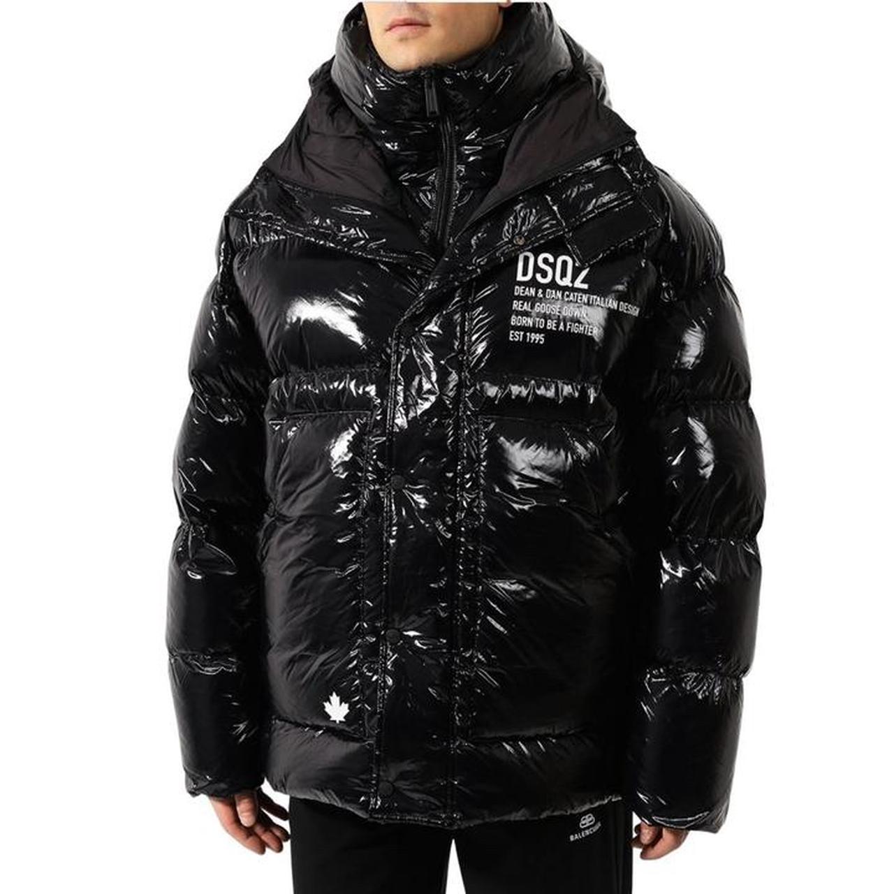 dsquared2 fighters hooded down jacket