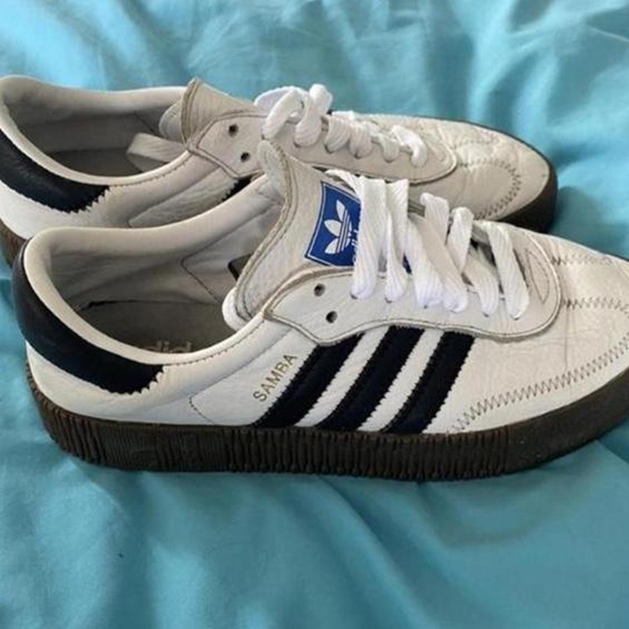 Adidas samba Size 5 So Trendy Perf for autumn/... - Depop