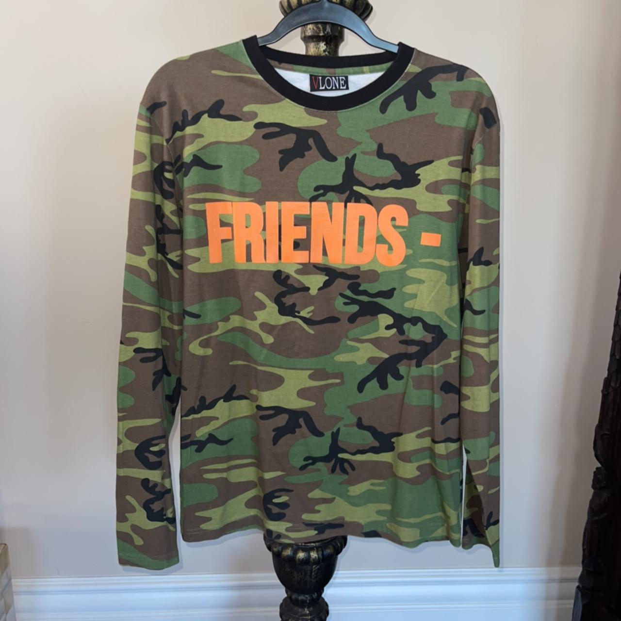 vlone friends camo tee