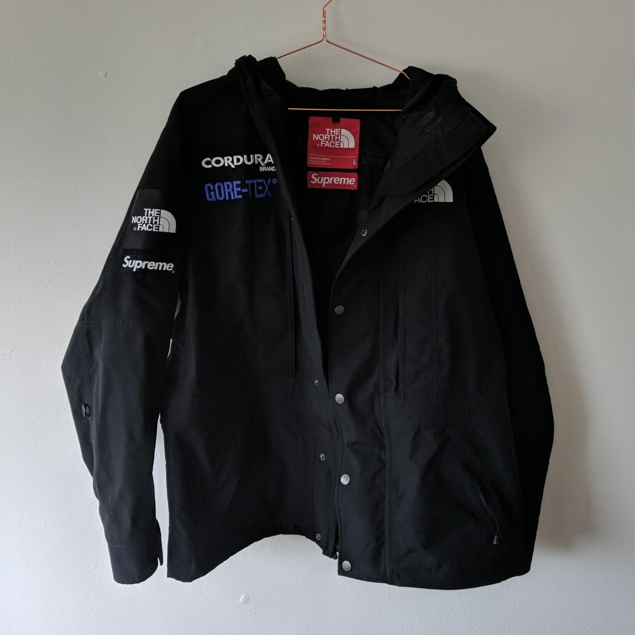 Supreme north face expedition jacket outlet black